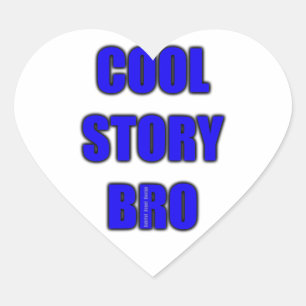 Sticker Cœur Cool Story Bro