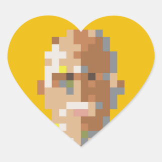 Sticker Cœur Coração Guignard Adesivo