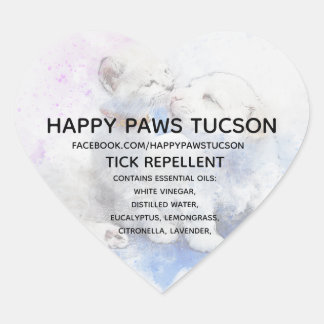 Sticker Cœur Cordes du coeur