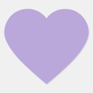 Sticker Cœur Couleur claire pastel violet