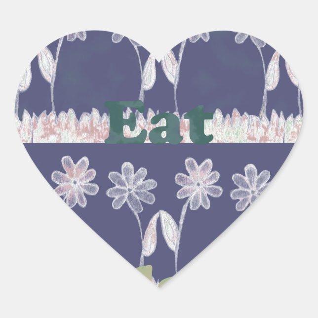 Sticker Cœur Couleurs du Baby shower bleu amour (Devant)