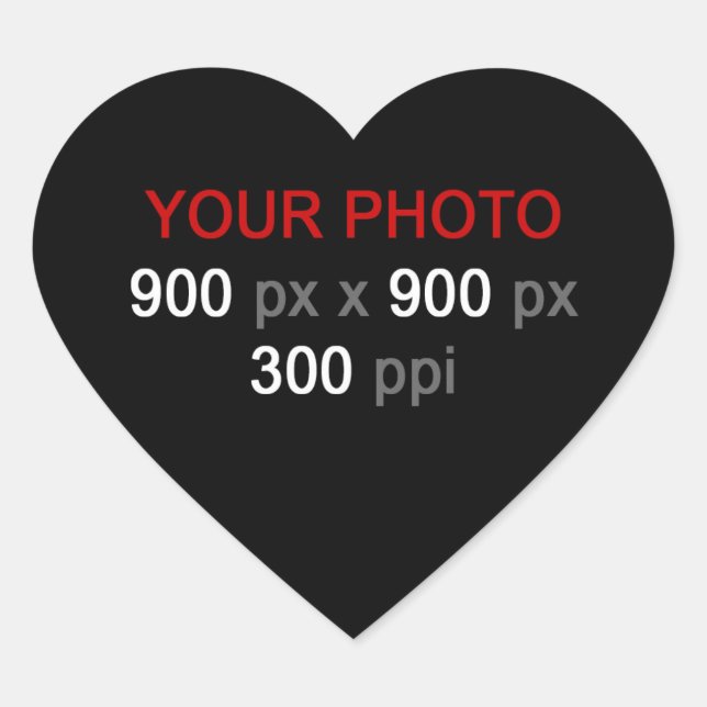 Sticker Cœur Créations personnelles (Devant)