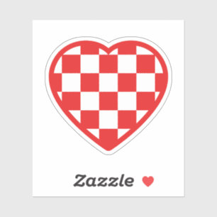Sticker Cœur croate
