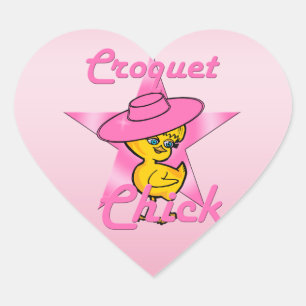 Sticker Cœur Croquet Chick #8