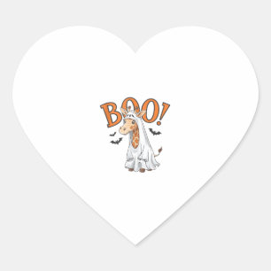 Sticker Cœur Cute Giraffe Boo Costume Halloween Zoo Lover _10