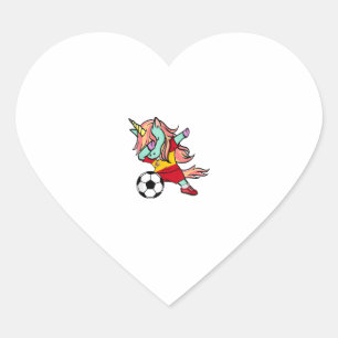 Sticker Cœur Dabbing Unicorn Football Espagne Jersey Shirt espa