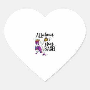 Sticker Cœur Dabbing Unicorn Softball T-Shirt Girls Soft Ball G