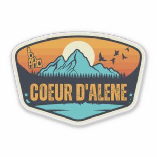 Sticker Coeur d'Alene, Idaho