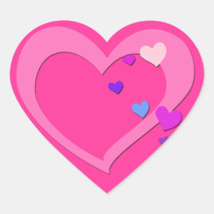 Sticker Coeur d'amour mignon