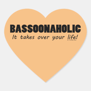 Sticker Coeur de Vie Bassoonaholic