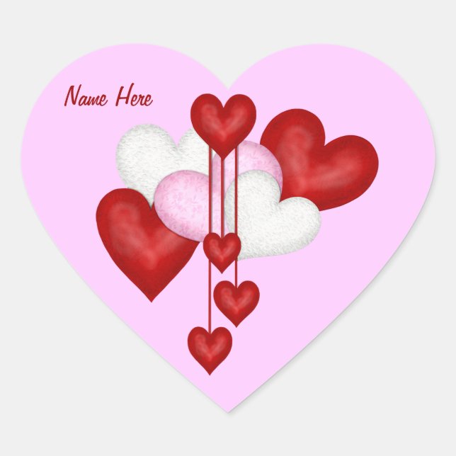 Sticker Cœur Décor du coeur (Devant)