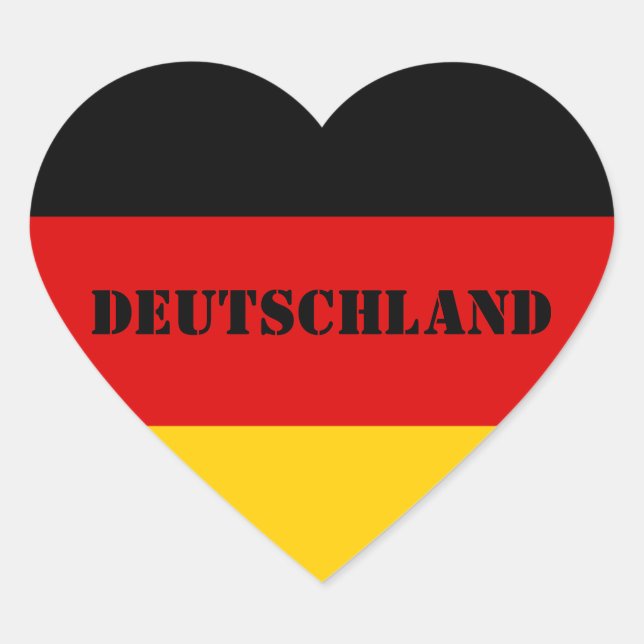 STICKER CŒUR DEUTSCHLAND (Devant)