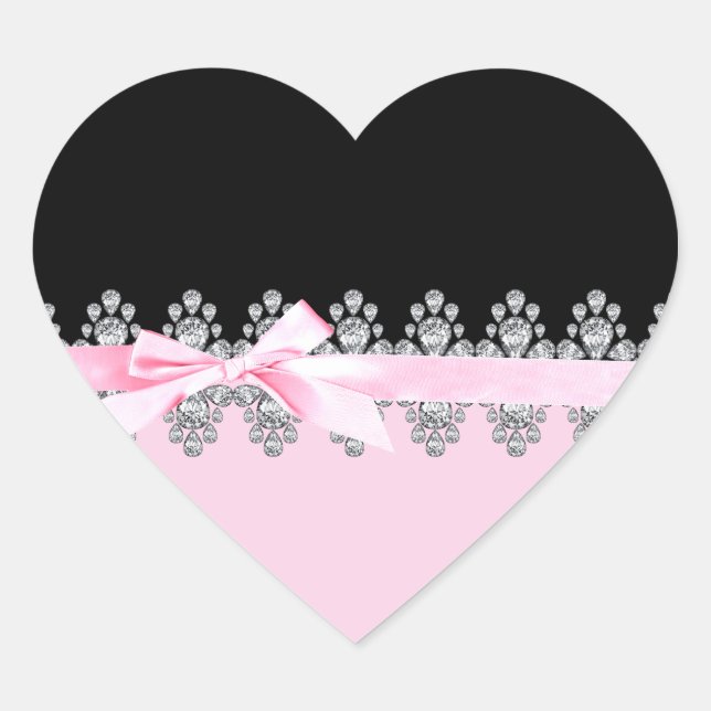 Sticker Cœur Diamond Delilah (Devant)