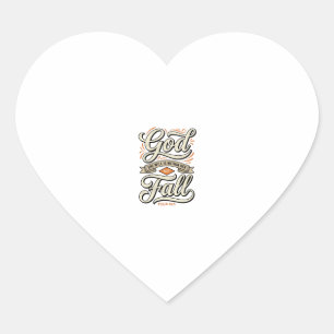 Sticker Cœur Dieu Est En Elle Elle Ne Tombera Pas Vintage Shirt