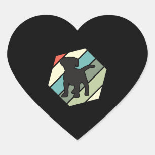 Sticker Cœur Dog