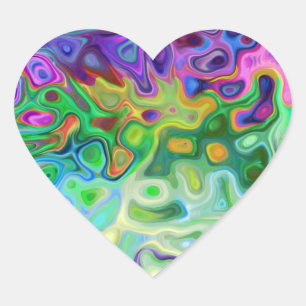 Sticker Cœur Donc abstrait 4.1