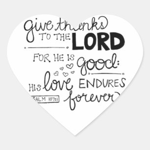 Sticker Cœur Donnez les mercis