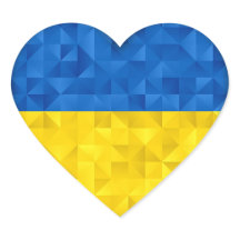 Drapeau ukrainien. Amour pour l'Ukraine. Soutien. 