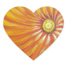 Sticker Coeur du matin pour Sunshine Flower