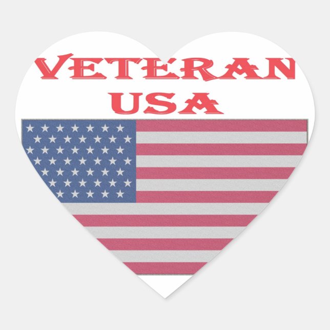 Sticker Cœur Édition limitée Vétérinaire USA - VENDRE RAPIDEMEN (Devant)