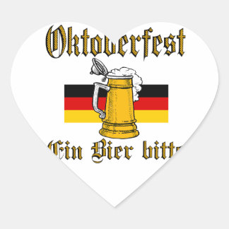 Sticker Cœur Engin de la fête de la bière
