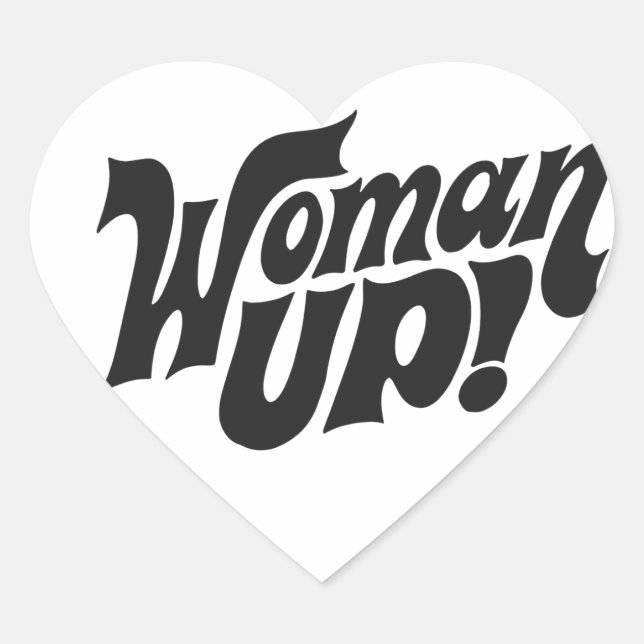 Sticker Cœur Femme ! (Devant)