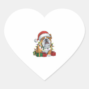 Sticker Cœur Feu de Noël Feu de Noël