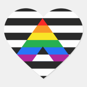 Sticker Cœur Fierté de l'Ally droit