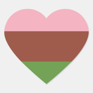 Sticker Cœur Fierté gynosexuelle