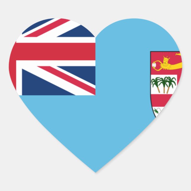 Sticker Cœur fiji (Devant)