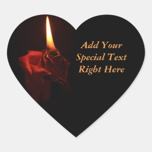 Sticker Cœur Flamber s'est levé