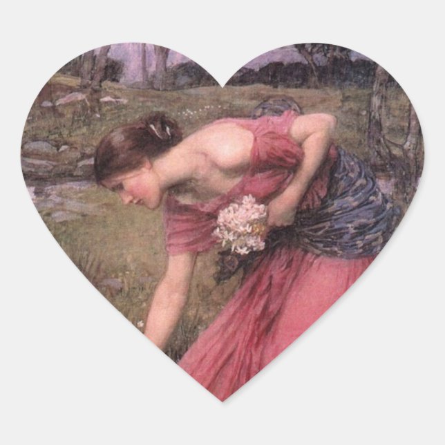 Sticker Cœur Fleurs de cueillette Narcissus (Devant)