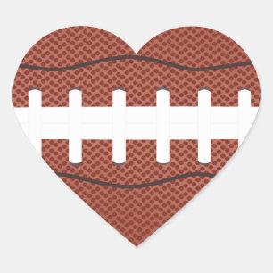 Sticker Cœur football américain