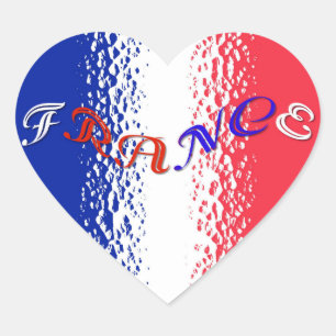 Sticker Cœur France
