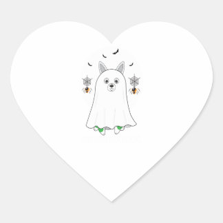 Sticker Cœur French Bulldog Halloween