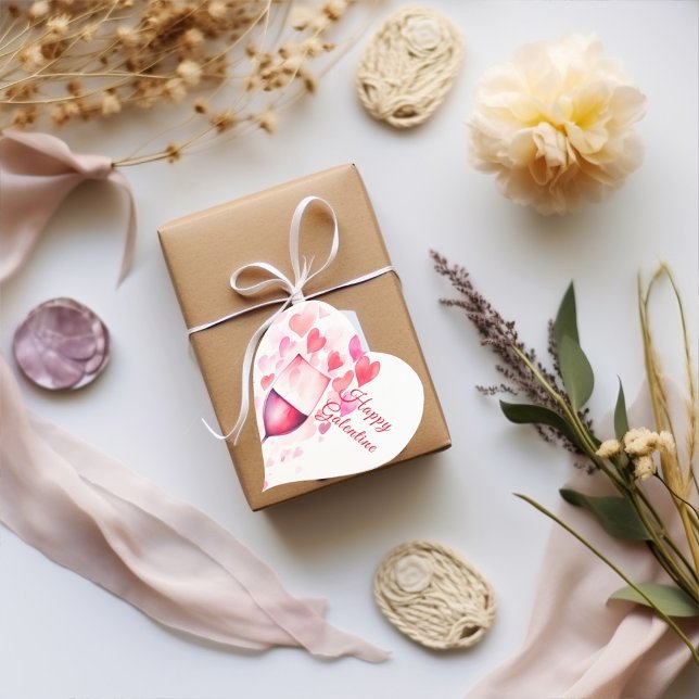 Sticker Cœur Galentines roses (Créateur téléchargé)