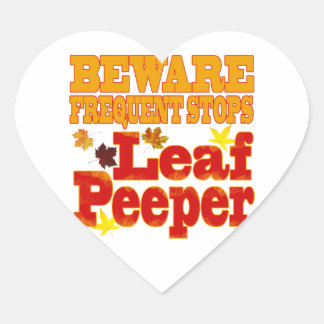 Sticker Cœur Gare Leaf Peeper