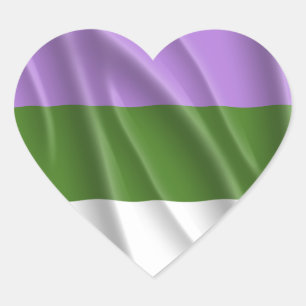 STICKER CŒUR GENDERQUEER PRIME