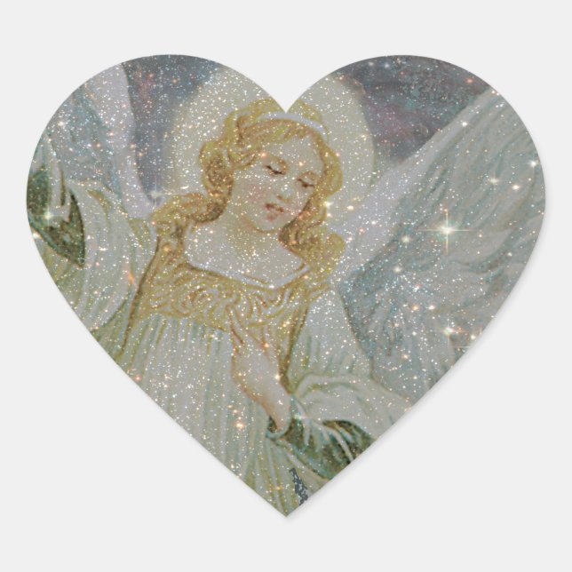 Sticker Cœur Généreux - Ange gardien de la générosité (Devant)