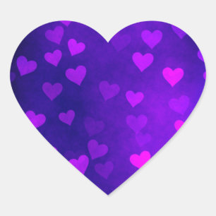 Sticker Cœur Glitter hearts