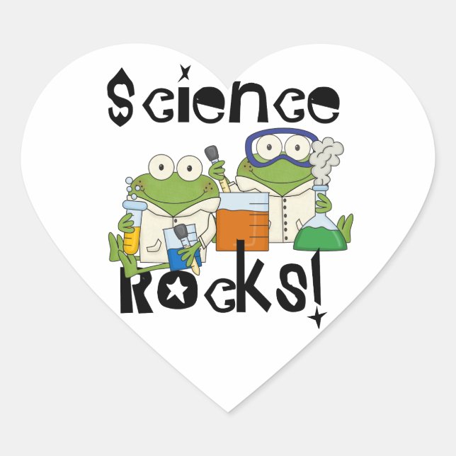 Sticker Cœur Grenades Science Rocks (Devant)