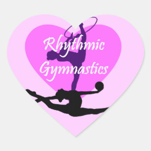Sticker Cœur Gymnastique rythmique