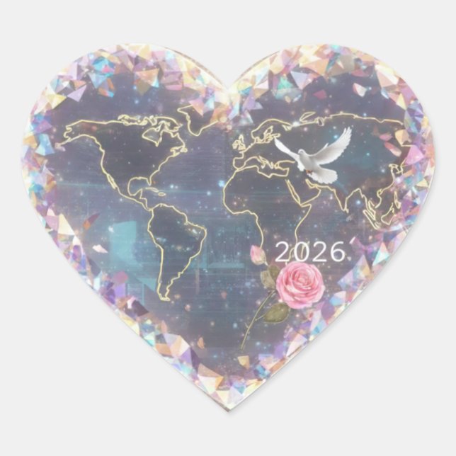 STICKER CŒUR HEART (Devant)