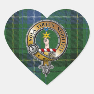 Sticker Cœur Henderson Tartan & Badge