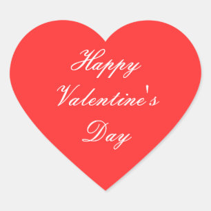 Sticker Cœur Heureuse Sainte-Valentin