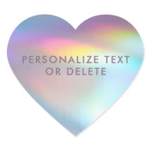 Hologramme moderne Pastel Arc-en-ciel Sirène Unico