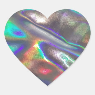 Sticker Cœur holographique
