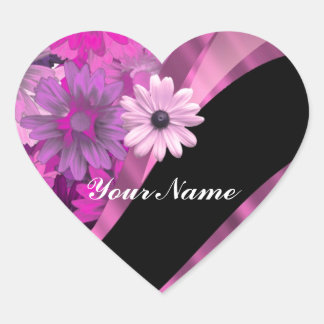 Sticker Cœur Hot pink