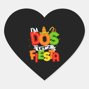Sticker Cœur Im Dos Taco Jour 2 Anniversaire Cadeau Enfant Garç