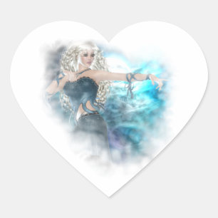 Sticker Cœur Imaginaire Sky Siren Vignette